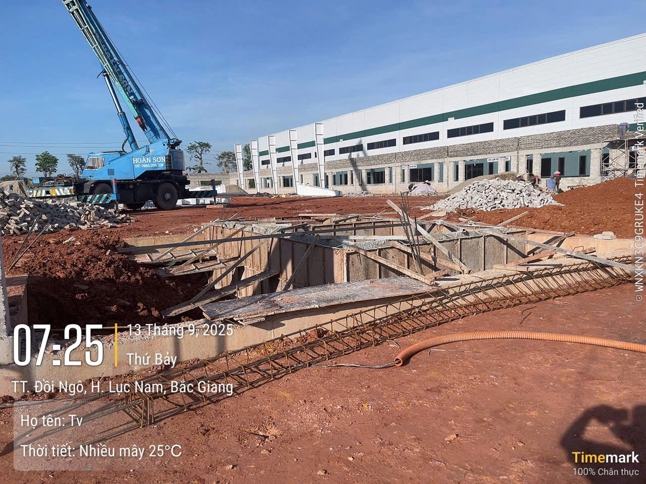 Dự án Nhà máy may Cầu Sen – Lục Nam – TP. Bắc Giang