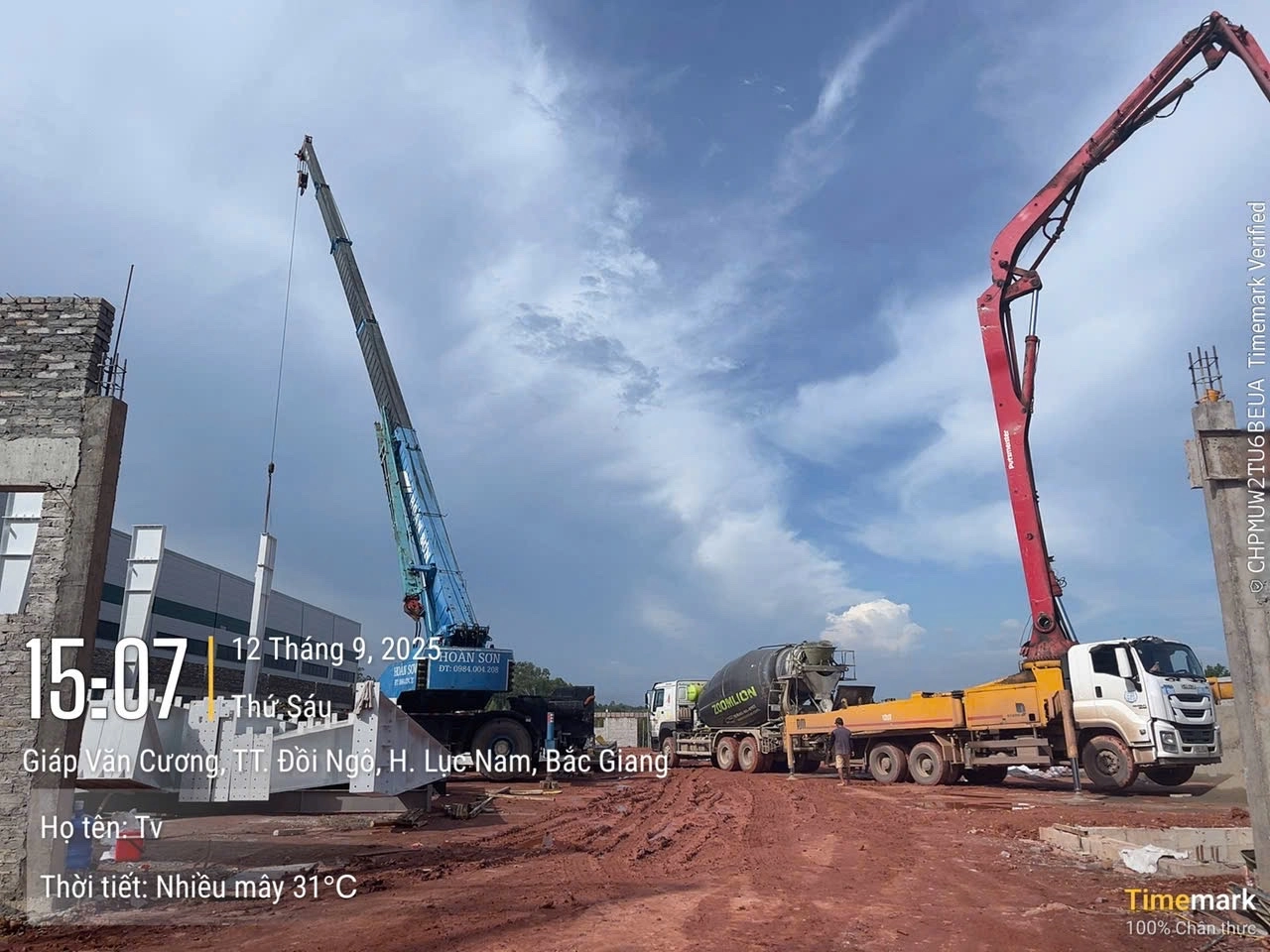 Dự án Nhà máy may Cầu Sen – Lục Nam – TP. Bắc Giang