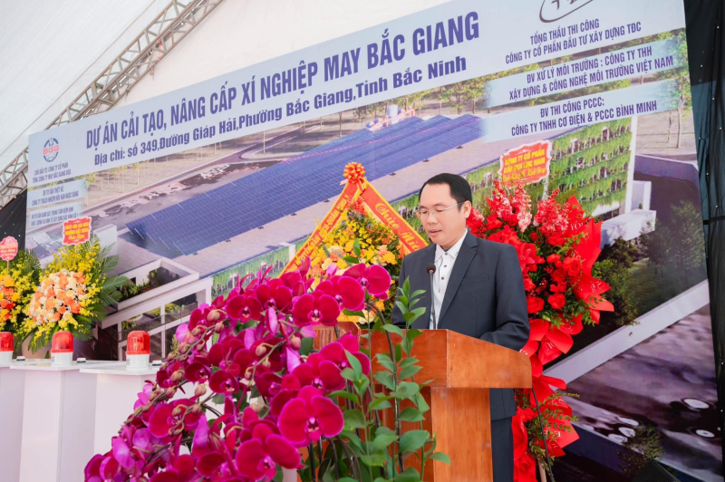 Lễ khởi công dự án Cải tạo – Nâng cấp xí nghiệp may Bắc Giang