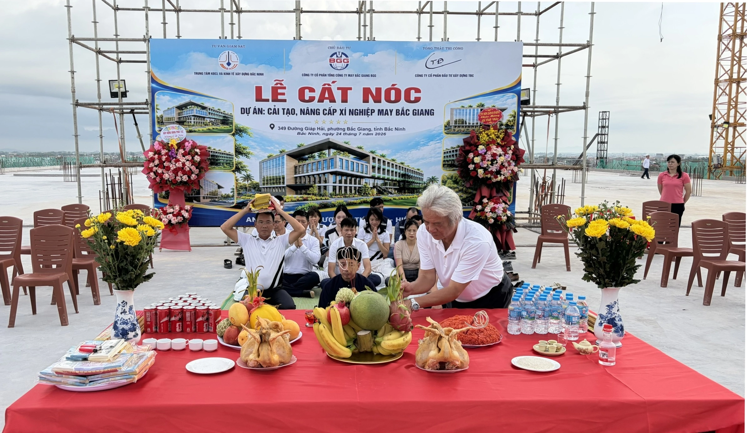 Lễ Cất Nóc dự án