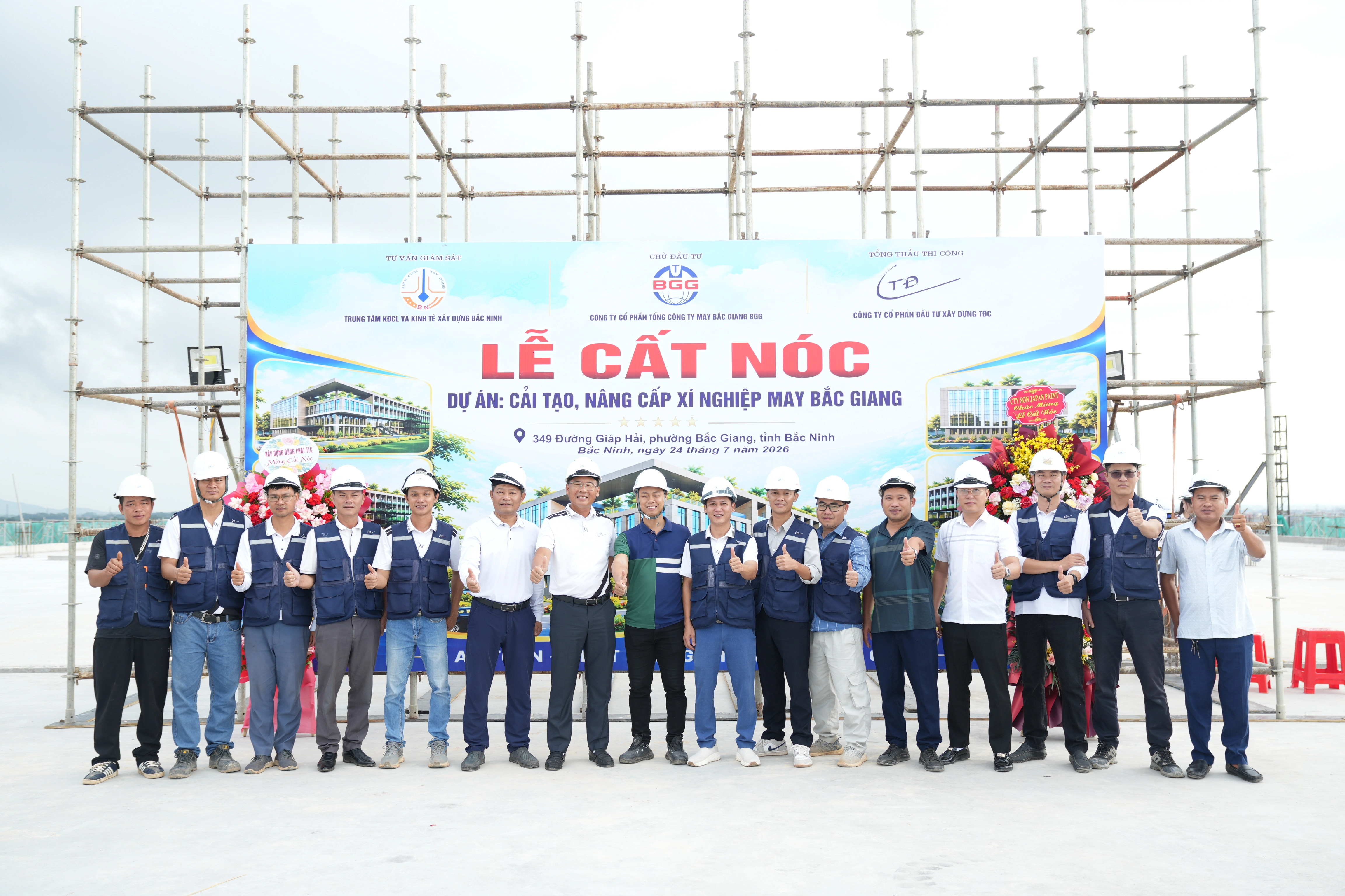 Lễ Cất Nóc dự án